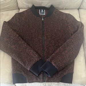 MPG | Women's Bomber Jacket in Maroon and Black, M